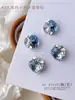 K9 Sin Fondo Colorido Cristal Paloma Huevo Uñas Arte Pila Diamante Joyería Súper Brillante Hielo Transparente Cubo de Azúcar Completo Diamante Uñas Portátiles Accesorios