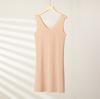 Vestido Regata Verão Plus Size para Mulheres Cheinhas Seda de Gelo 2026 Novo Ultra-Fino Fresco Camisola Sexy Vestido Camisola