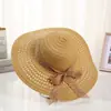 Chapéu de Palha de Verão Chapéu de Sol para Mulheres, Chapéu de Proteção Solar para Férias na Praia, Chapéu de Sol de Aba Larga para Exterior, Chapéu Doce, Atacado