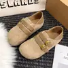 Sapatos Birkenstock com sola grossa, salto embutido, totalmente fechados, para mulheres - Novidade Outono 2026 - Slip-on - Para Pessoas Preguiçosas - Birkenstock Mocassins Retrô