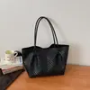 Bolso de Hombro Grande de Gran Capacidad Estilo Coreano Transfronterizo Modelo Nuevo 2026, Bolso Tote Tejido de Alta Gama Elegante, Bolso de Hombro para Viajero