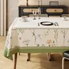 Mantel Estilo Americano, Impermeable y a Prueba de Aceite, No Requiere Lavado, Nuevo Modelo 2026, Lujo Ligero, Atmósfera de Alta Gama, Mantel para Mesa de Comedor Estilo Retro Pastoral