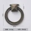 Puxador de anel para gaveta de armário transfronteiriço, anel simples moderno, para guarda-roupa de furo único, liga de zinco, fabricantes de puxadores de porta de armário