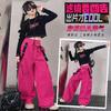 Conjunto de Pantalones de Trabajo para Niñas 2026 Nuevo Estilo Pantalones de Pierna Ancha para Niños Camiseta Básica de Primavera y Otoño para Niñas Conjunto de Dos Piezas de Otoño