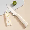 Cuchillo de Fruta para el Hogar de Cocina Cuchillo de Fruta de Acero Inoxidable Cuchillo Portátil para Pelar Cuchillo de Cocina Cuchillo para Dormitorio Cuchillo de Fruta