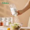Frijol Salero Cuantitativo Caja de Condimentos Vidrio Tarro de Condimentos de Cocina Salero Sellado a Prueba de Humedad Botella para Control de Condimentos