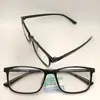 Nuevo marco de gafas todo negro tr90, montura cuadrada retro completa, para hombres, mujeres y adolescentes, montura para gafas de miopía, lote mixto opcional
