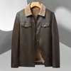 2026 Inverno Amazon Xiyin Jaqueta Masculina 3D de Couro PU com Gola Lapela, Coleção de Jaquetas Fashion Tendência