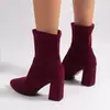 Botas de tacón alto de correa única delgadas para primavera y otoño que hacen que tus pies parezcan más pequeños, Botas estilo Martin británicas para mujer, Botas de moda de celebridad de internet, Botas cortas finas para mujer de verano