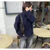 Abrigo Corto Europeo y Americano de Cuello Alto para Mujeres Menudas, Abrigo Elegante de Lana de Botonadura Única Más Vendido en Aliexpress