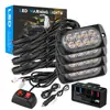 DxzImpuestos No IncluidosLuz de Advertencia Parpadeante para Rejilla de Coche de Uno a Cuatro Luces Estroboscópicas Luz de Rejilla de Alto Brillo 12V