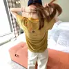 Camiseta Informal Bordada de Alta Densidad de Fibra Natural de Lino Floral Zhangzhang 3/28