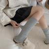 Calcetines Altos Elásticos para Pantorrilla para Mujer, Calcetines Largos Gruesos de Otoño e Invierno, Calcetines de Presión Adelgazantes, Calcetines Slouch de Tubo Alto de Moda