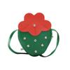 Bolso para niños [apto para niños de 1 a 3 años] Bolso bandolera para bebé, bolso pequeño de moda para niñas, lindo mini bolso de fresa