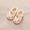 Procesamiento y Personalización de Zapatos Planos Nuevos de Primavera y Otoño, Algodón Puro, con Bordado Lindo Lindo de Pollo y Oso, Suela Suave para Niños Pequeños, Niños y Niñas