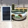 Dispositivo de Fluxo de Água em Tubo de Bambu Bomba de Água Solar Filtro Circulação de Lama de Água Ornamentos de Bambu Tanque de Peixes Japonês no Quintal Rochoso Piscicultura