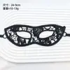 Máscara de Baile de Máscaras de Halloween Sexy Renda Preta Bordada Máscara para Olhos Adereços de Cosplay Acessórios Yiwu