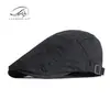 Boina de Algodón Nueva para Hombre de Primavera y Verano, Gorra Artística Retro Británica, Gorra de Pico para Mujer, Tendencia Juvenil Estilo Coreano