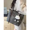 Bolso Grande de Otoño para Mujer 2026 Nuevo Bolso de Hombro de Mezclilla de Alta Gama Bolso para el Trabajo Bolso Tote Popular