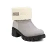 Botas Femininas de Couro Estilo Coreano Suede Inverno 2022 Novas Botas de Algodão com Manga Botas Curtas Salto Médio Calçados Femininos Botas de Comércio Exterior