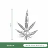 Folhas Prateadas Simuladas Acessórios de Plantas Prateados Folhas Falsas Prateadas Simuladas Acessórios para Arranjo de Flores Acessórios de Folhas de Samambaia Prateada