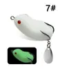 Cebo Señuelo Rana con Anzuelo Doble Pequeño Modificado para Lanzamiento a Larga Distancia, Cebo Rana de Imitación Específicamente para la Pesca de Blackfish