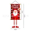Banner Pendurado Festival de Natal Decoração de Festa Tecido de Fundo Enfeites Tecido Pendurado Estampado Adereços de Layout de Festa Atacado