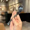 Nueva Cuchara de Acero Inoxidable con Patrón de Martillo para Uso Doméstico, Cuchara Comercial, Cuchara de Mesa, Alto Valor Estético, Cuchara de Sopa Retro, Cuchara de Postre
