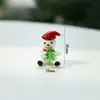 2025 Nuevos Regalos Creativos Navideños para el Hogar Adornos Mini de Escritorio de Dibujos Animados de Muñeco de Nieve y Reno Navideños