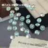 Arte de uñas brillante K9 cristal redondo punta strass blanco piedras sueltas aretes DIY accesorios para uñas