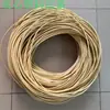 Materiales para Tejer Ratán Volador, Tiras de Tejido de Ratán Indonesio con Cierre de Borde, Núcleo de Ratán Semicircular, Accesorios de Núcleo de Ratán de un Solo Extremo
