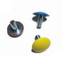 Parafusos de dente invertidos Cabeça de tinta Parafusos para móveis Parafusos de brinquedo Várias cores Cabeça de tinta
