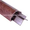 Venta al por mayor de fábrica Perfil Duro de PVC Plástico Duro de PVC Combinado con Plástico Duro Retardante de Llama Perfil Extruido de Forma Especial Personalización