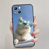 Para iPhone 15 comércio exterior óculos de sol bonitos capa de telefone gato e cachorro