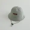 Gorro de Bebé Estilo Coreano Primavera y Otoño Delgado Lindo Oso Sombrero de Pescador Verano Exterior Protector Solar Sombrero de Sol para Bebés y Niños Pequeños