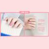 Pegatinas de Uñas de Resina Idi Set Completo Estilo Fresco Set de 14 Piezas Recomendado por Xiaohongshu Venta al por Mayor Estilo Fresco
