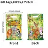 Os melhores produtos de mesa descartável com tema de animais da selva da Amazon: pratos de papel, copos de papel, guardanapos de papel e conjunto de suprimentos para decoração
