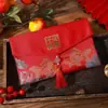 2026 Año del Caballo Nuevo Estilo Chino Bordado Borla Sobre Rojo Año Nuevo Festival de Primavera Sobre Rojo de Año Nuevo Tela Sobre Rojo de Año Nuevo
