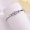 Nueva Pulsera de Cadena con Circonita Minimalista de Moda, Elegante Diseño para Parejas, Versátil y Único, Joyería de Lujo Ligero