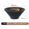 Tazón Cónico Retro Estilo Japonés, Vajilla de Plástico Melamina Imitación Porcelana, Tazón para Sopa de Tienda de Fideos, Hot Pot Picante, Tazón Grande Comercial para Sopa de Caracoles