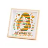 Día de la Madre Patrimonio Cultural Inmaterial Tejido de Bambú Imitación Kit de Materiales Creativos para Bricolaje, Estilo Chino Actividad de Calentamiento para Padres e Hijos Regalo