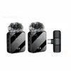 Microfone de Lapela Sem Fio F11 Um para Dois Profissional Redução Inteligente de Ruído Microfone de Lapela para Transmissão ao Vivo em Praça Microfone Um para Dois