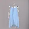 2026 Nuevo Camisón de Color Sólido Simple con Tirantes Sueltos para Mujer, Algodón Amigable con la Piel para Otoño, Ropa Casual para el Hogar