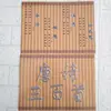Caligrafia Clássica de Três Caracteres em Rolo de Bambu, Sobrenomes Chineses, Estudos Chineses, Rolo de Papel Clássico de Três Caracteres, Rolo de Bambu de Dança de Performance Antiga