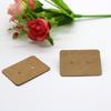 2.5*3.5cm mini cartón para aretes tarjeta de empaque retro logo accesorios para joyería simple