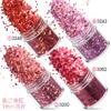 Polvo de glitter polvo de glitter joyería para uñas lentejuelas traje degradado láser Esmalte de uñas pegamento maquillaje epoxi delgado