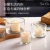 Tazas de Velas Aromáticas con Tapa al por Mayor en Stock para Navidad, Bodas, Banquetes, Portavelas de Moda, Adornos de Vidrio Románticos para Restaurantes