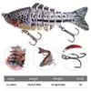Nuevo Señuelo de Pesca Transfronterizo de 7 Secciones Biónico Multi-Sección 10cm 15.4g Señuelo de Pesca Set de Señuelos Multi-Sección