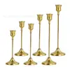 Suporte de Vela Estilo Europeu Transfronteiriço da Amazon, Decoração de Natal Dourada Retro Francesa, Decoração de Casa, Vela em Forma de Galho