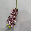 Nuevas 10 flores artificiales de Cymbidium tacto de impresión 3D película estéreo Magnolia boda hotel hogar flores falsas suaves